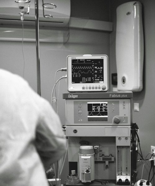 Medical equipment in a clinic, showcasing advanced technology in healthcare.